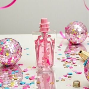 Light Pink Lip Jelly Clear Gloss High Shine Hydrating Moisturize Portable Pouch